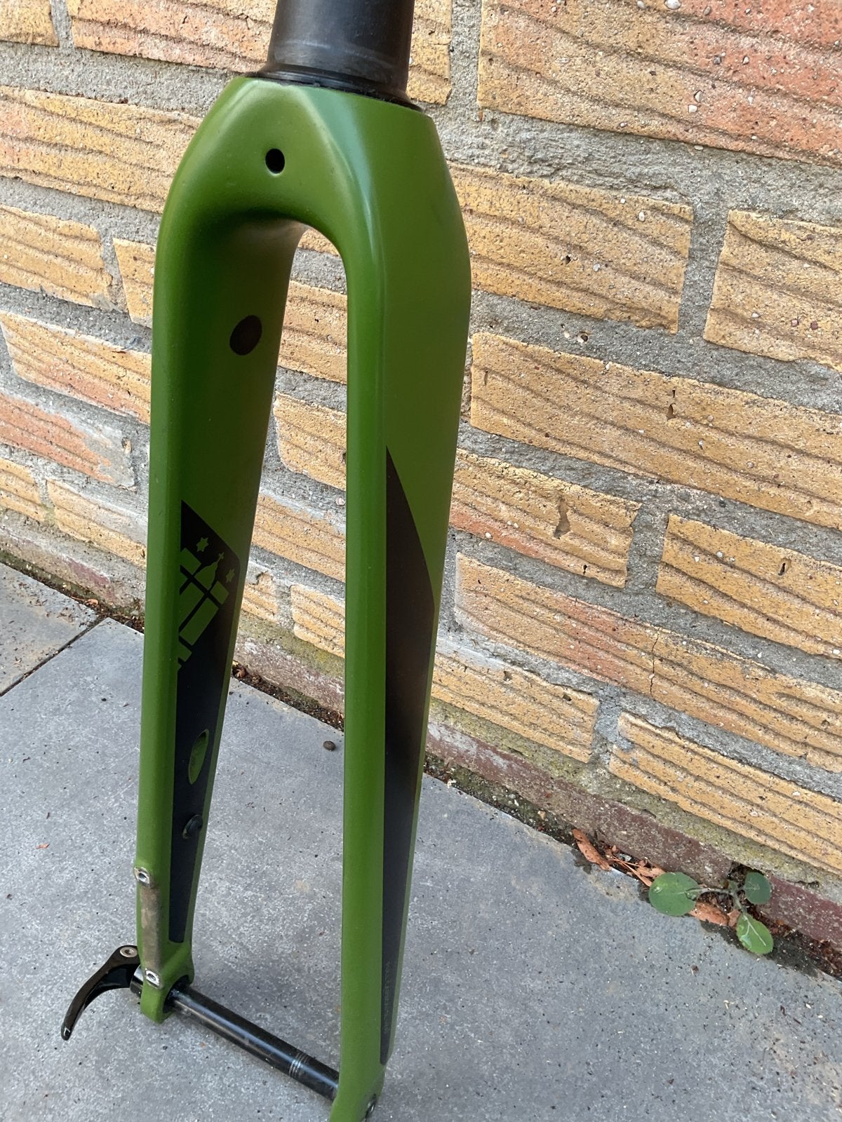 Stevens Carbon Voorvork (Vapor) Groen - Zo goed als nieuw, Fietsen en Brommers, Fietsonderdelen, Ophalen of Verzenden, Zo goed als nieuw