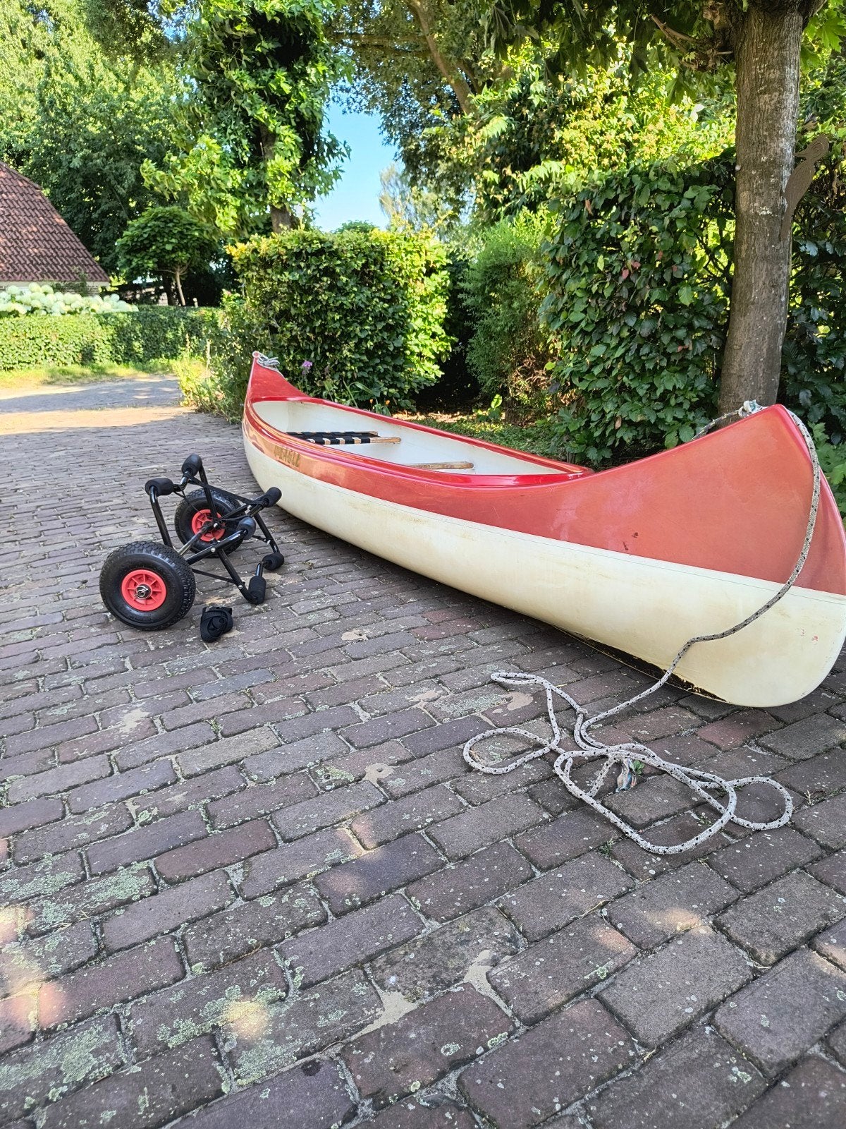 2à3 persoons Canadees, Watersport en Boten, Kano's, Ophalen, Met peddels, Twee personen, Zo goed als nieuw