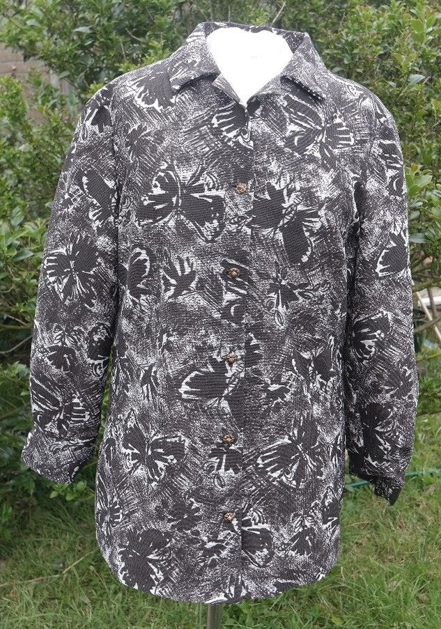 Aparte ouderwetse jaren '60/'70 blouse maat 40/42, Maat 38/40 (M), Carnaval, ., Ophalen of Verzenden