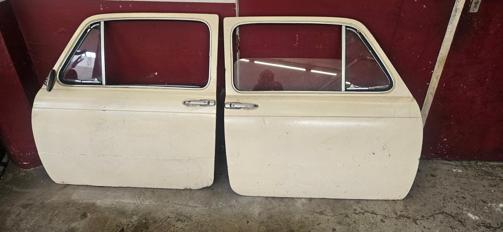 Fiat 600 portieren en voorbumper 1973, Ophalen, Voor, Fiat, Bumper