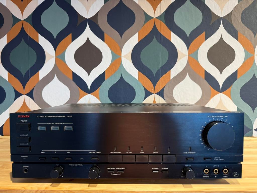 Luxman LV-113, Phono, Dac, gereviseerd, met garantie., Gebruikt, Contact@vintageaudiobreda.nl, Bosschendijk 193b, Oidenbosch, Ophalen