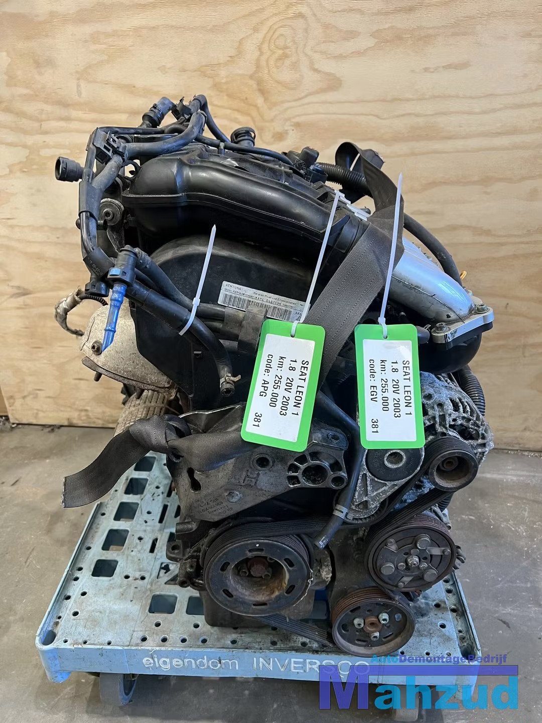 SEAT LEON 1.8 20V Motorblok motor APG, Auto-onderdelen, Gebruikt, Autovia A-2, Km 585 585
08760  Martorell, ES, Ophalen of Verzenden