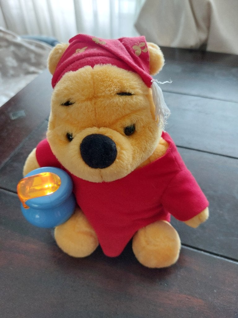 Nachtlampje van winnie the pooh z.g.a.n, Ophalen of Verzenden, Zo goed als nieuw