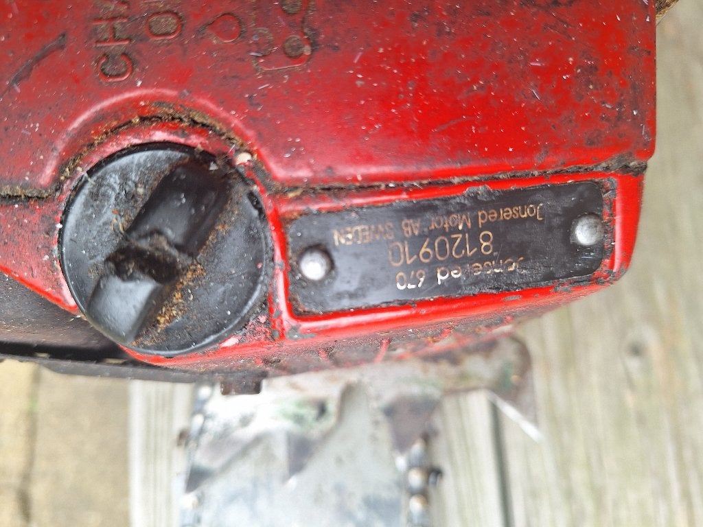 kettingzaag Jonsered 47 cm zaagblad, Ophalen, Gebruikt, Overige soorten, Jonsered, Husqvarna, Kawasaki