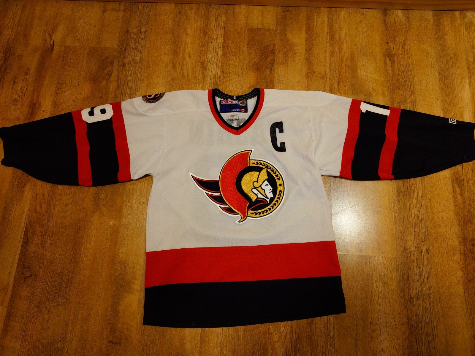 CCM NHL Ottawa Senators Alexei Yashin jersey 90s maat M, Sport en Fitness, Verzenden, Gebruikt, Kleding