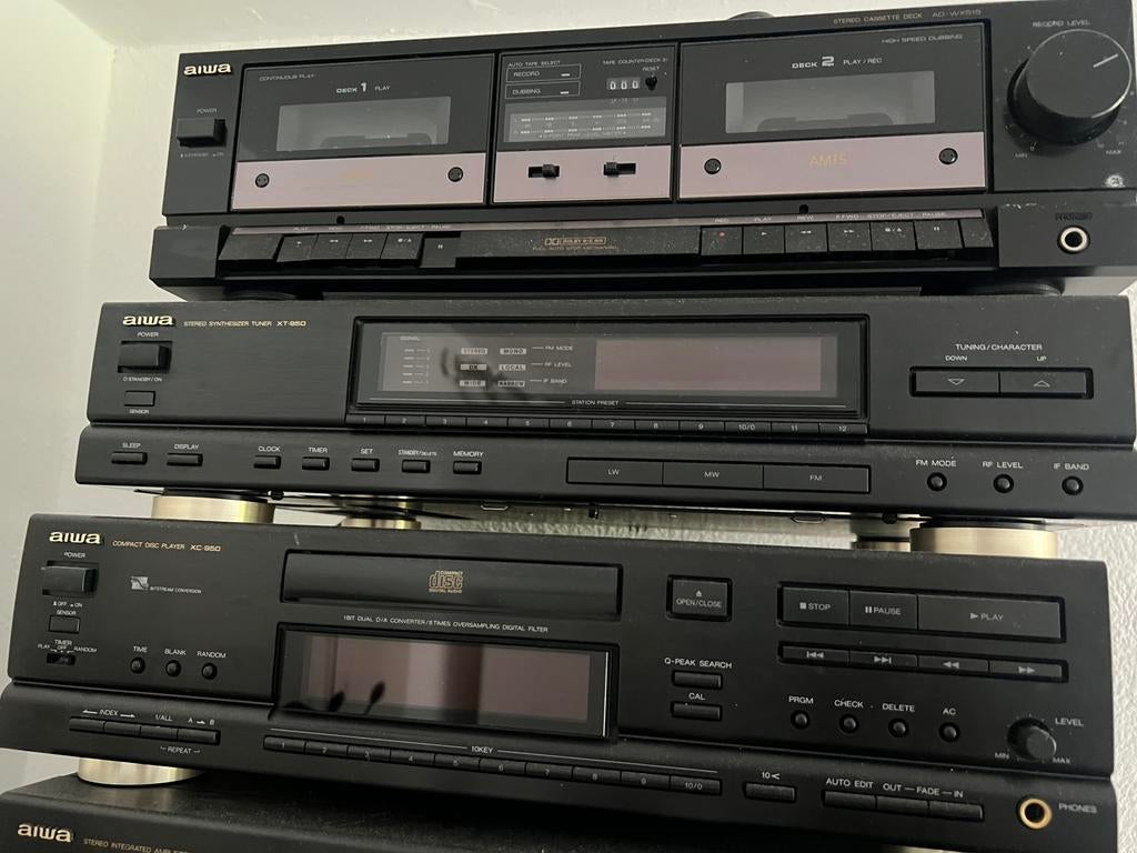 Stereoset Aiwa, Ophalen of Verzenden, Gebruikt
