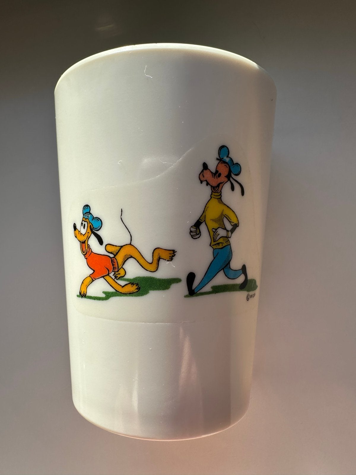 Vintage Disney Servies - zo leuk !!, Kunststof, Gebruikt, Overige merken, Vintage