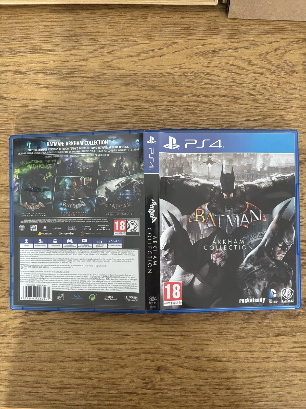 Batman: Arkham Collection PS4 - Voucher Code Used!, Vanaf 18 jaar, 1 speler, Zo goed als nieuw, Ophalen