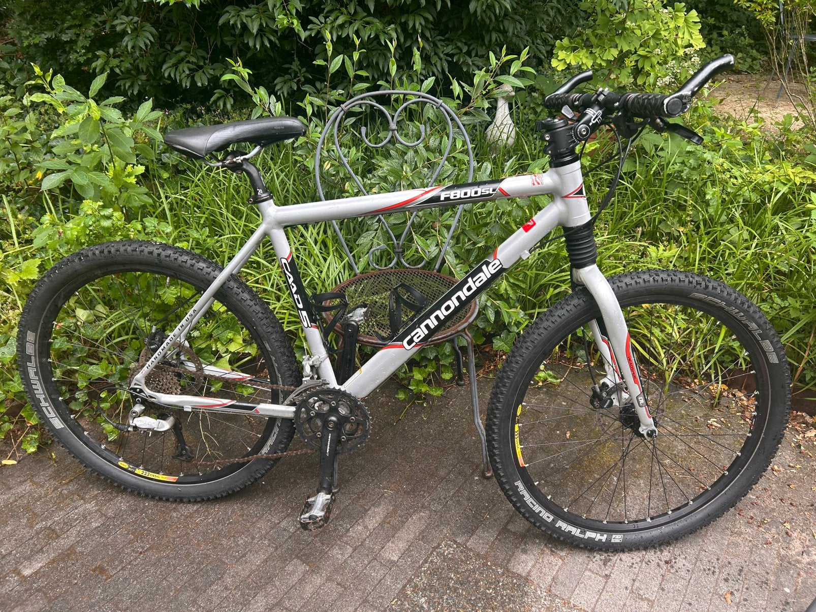 Cannondale mountainbike caad5. 26 inch velgen; schijfremmen, Fietsen en Brommers, Fietsen | Mountainbikes en ATB, Ophalen, Zo goed als nieuw