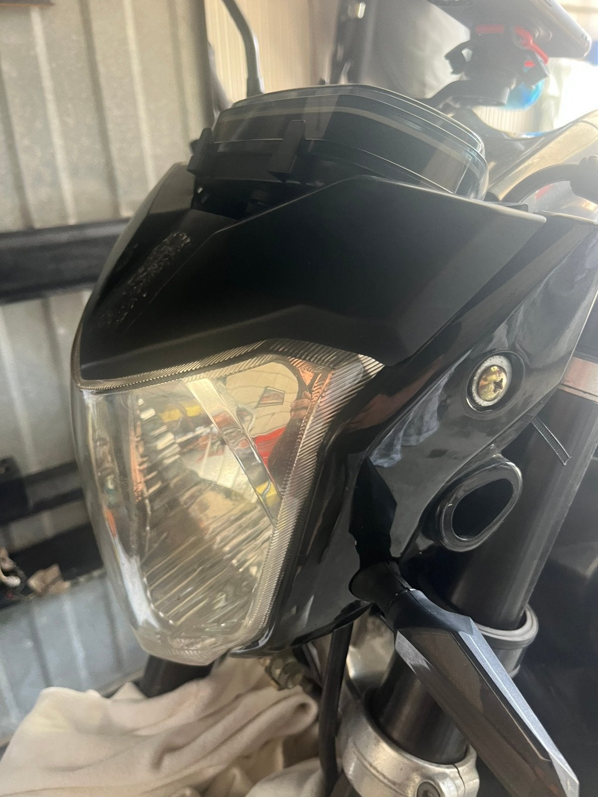 street fighter koplamp, Ophalen
