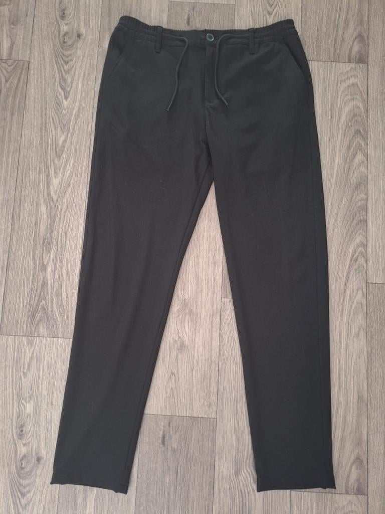 Zwarte herenbroek W34 L34 - Comfortabel en stijlvol, Kleding | Heren, Broeken en Pantalons, Zwart, Overige maten, Zo goed als nieuw