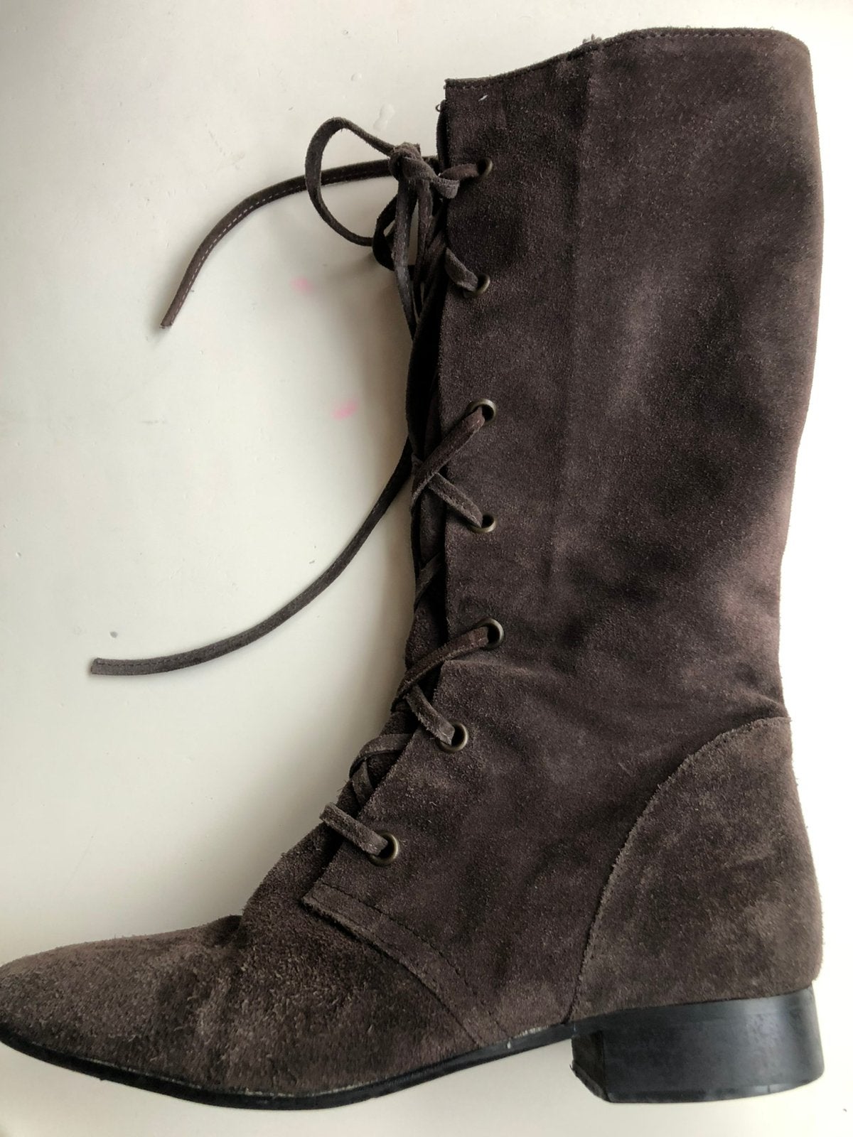 Te koop: veterlaarzen, Lavorazione Artigana, taupe, 39, Ophalen of Verzenden, Zo goed als nieuw, Bruin