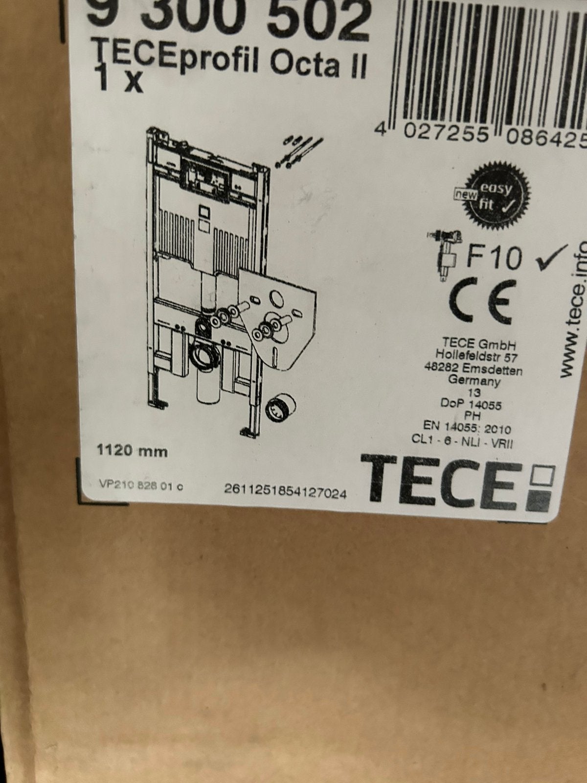 Tece inbouwreservoir compleet met toilet en bediening, Doe-het-zelf en Verbouw, Sanitair, Ophalen, Nieuw, Toilet