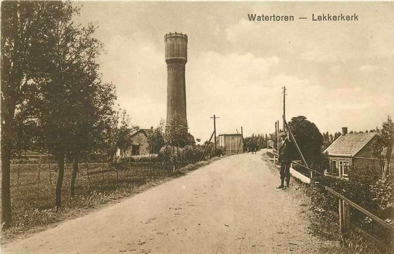 380-843-031 Lekkerkerk Watertoren, Verzenden, Voor 1920, Zuid-Holland