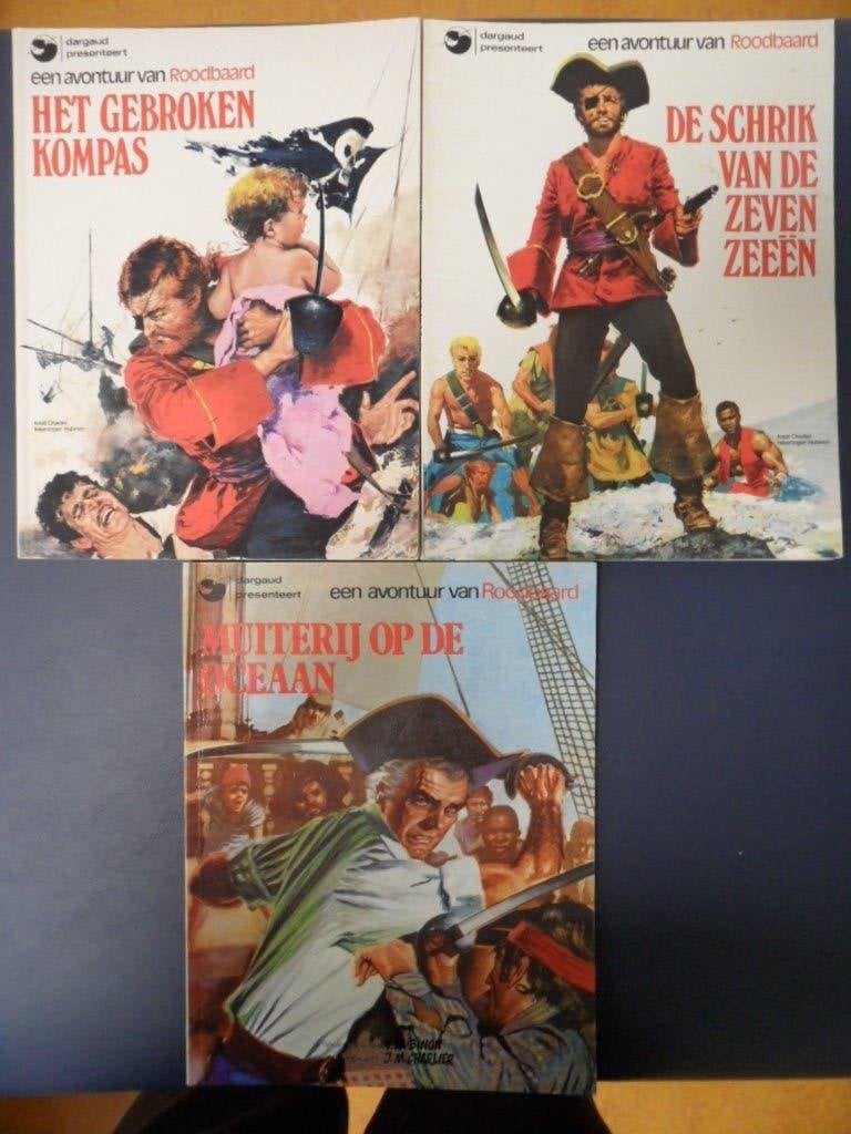 Serie Roodbaard., Boeken, Stripboeken, Complete serie of reeks, Ophalen of Verzenden, Gelezen