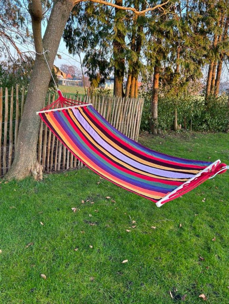 Vrolijke gekleurde hangmat, Tuin en Terras, Hangmatten, Ophalen, Nieuw