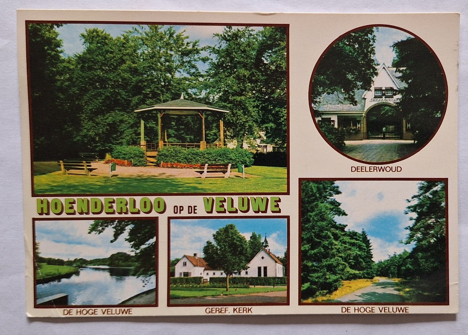 Oude ansichtkaart Hoenderloo op de Veluwe, Ophalen of Verzenden, 1960 tot 1980, Gelopen, Gelderland