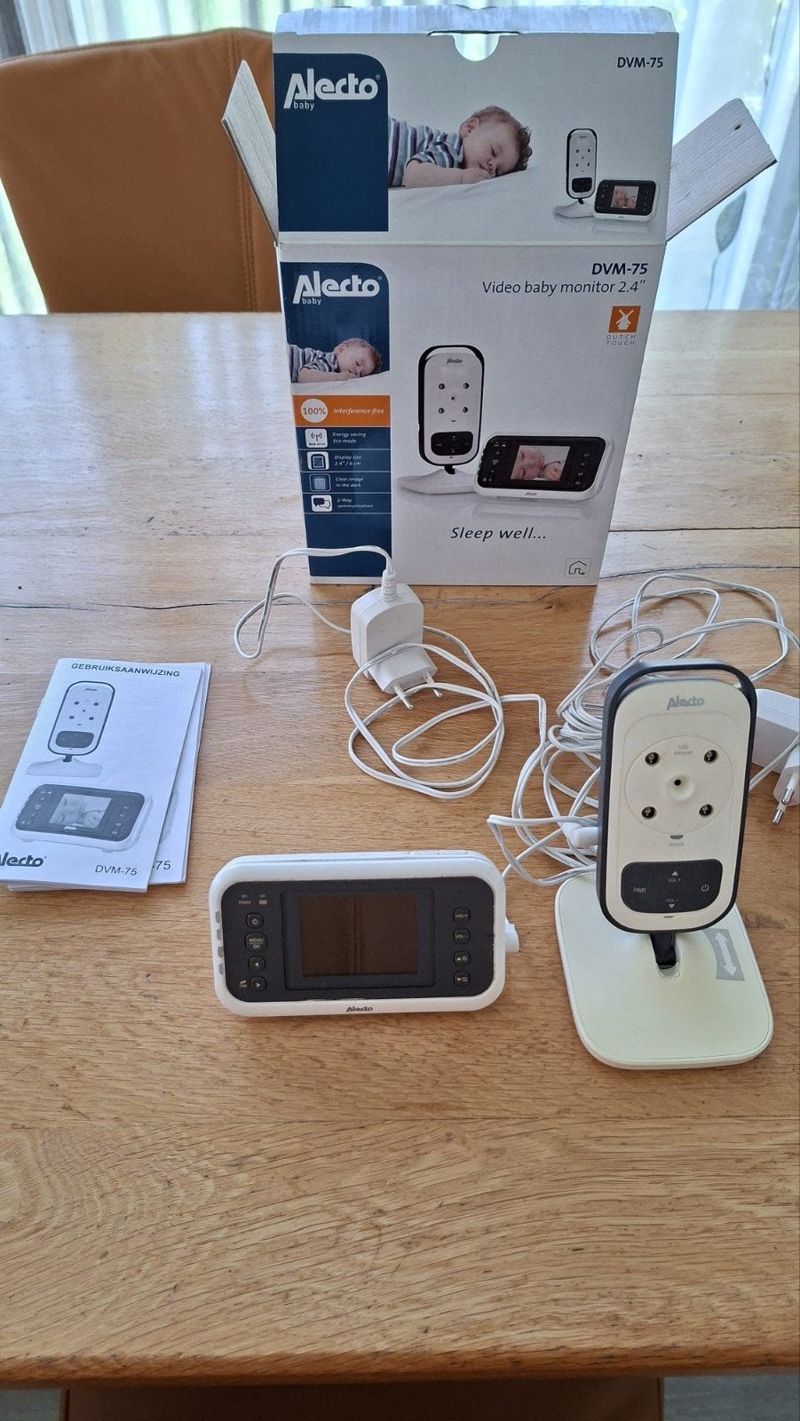 Alecto babyfoon met nieuw accupaket, Ophalen of Verzenden, Minder dan 100 meter