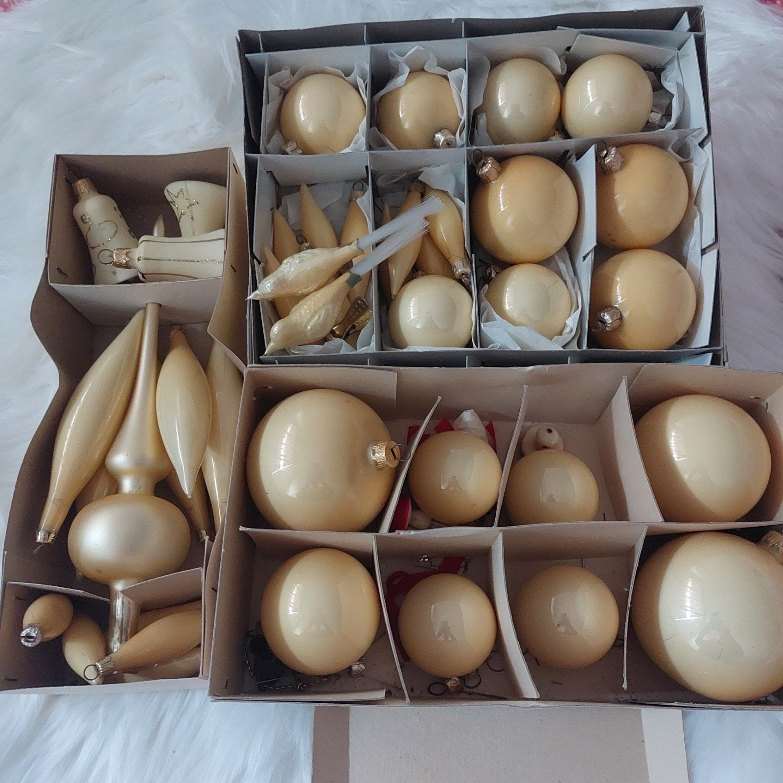 Lot oude kerstballen. Sleets/ Brocante. 🎄, Antiek en Kunst, Curiosa en Brocante, Ophalen