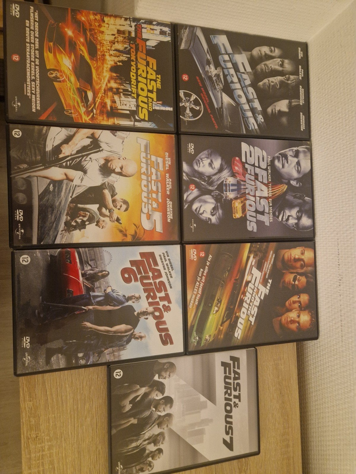 Fast & Furious DVD Collectie - Deel 1 t/m 7, Engels, Nederlands, Actie, Ophalen of Verzenden