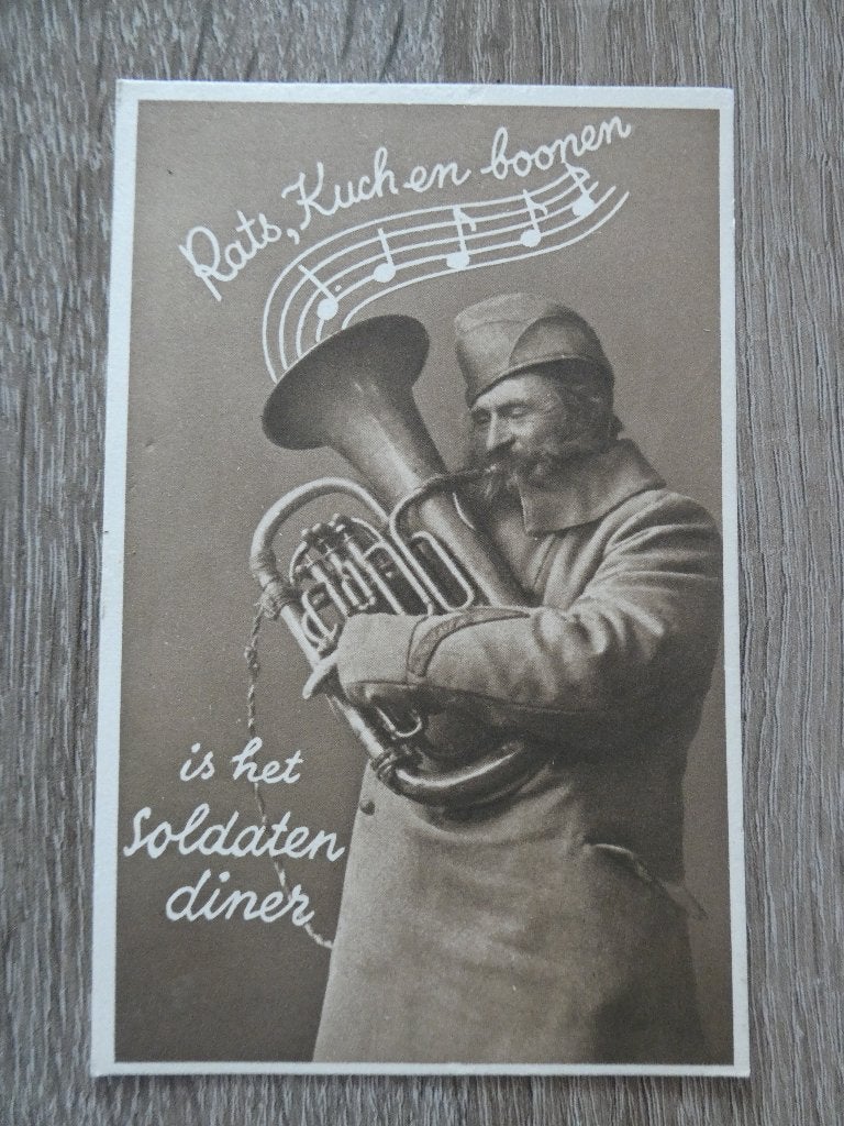 Onbeschreven ansichtkaart - mobilisatie 1939-1940, Verzenden, Landmacht, Nederland, Foto of Poster