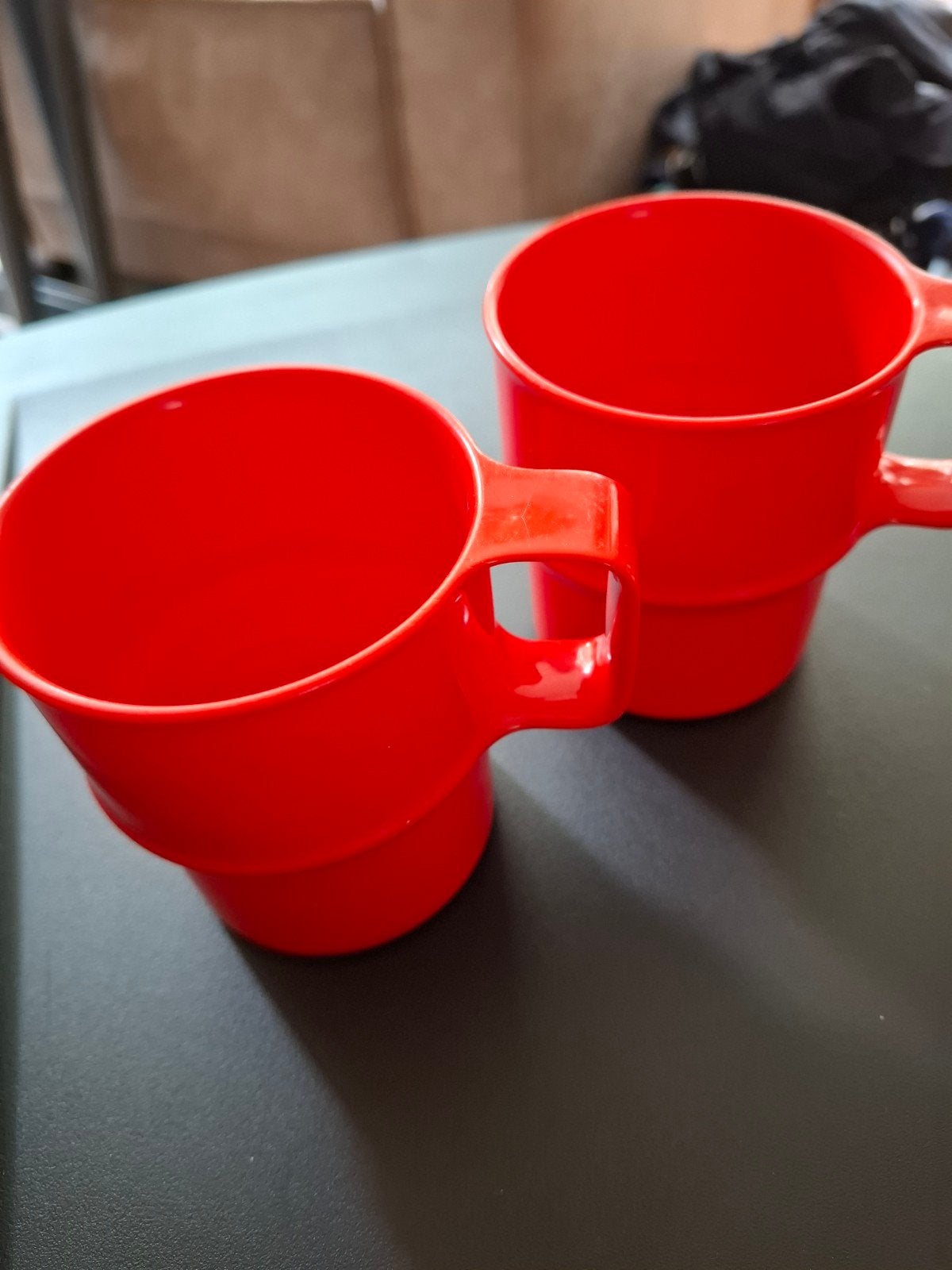 Mepal bekers rood, Ophalen of Verzenden, Rood, Beker of Kan
