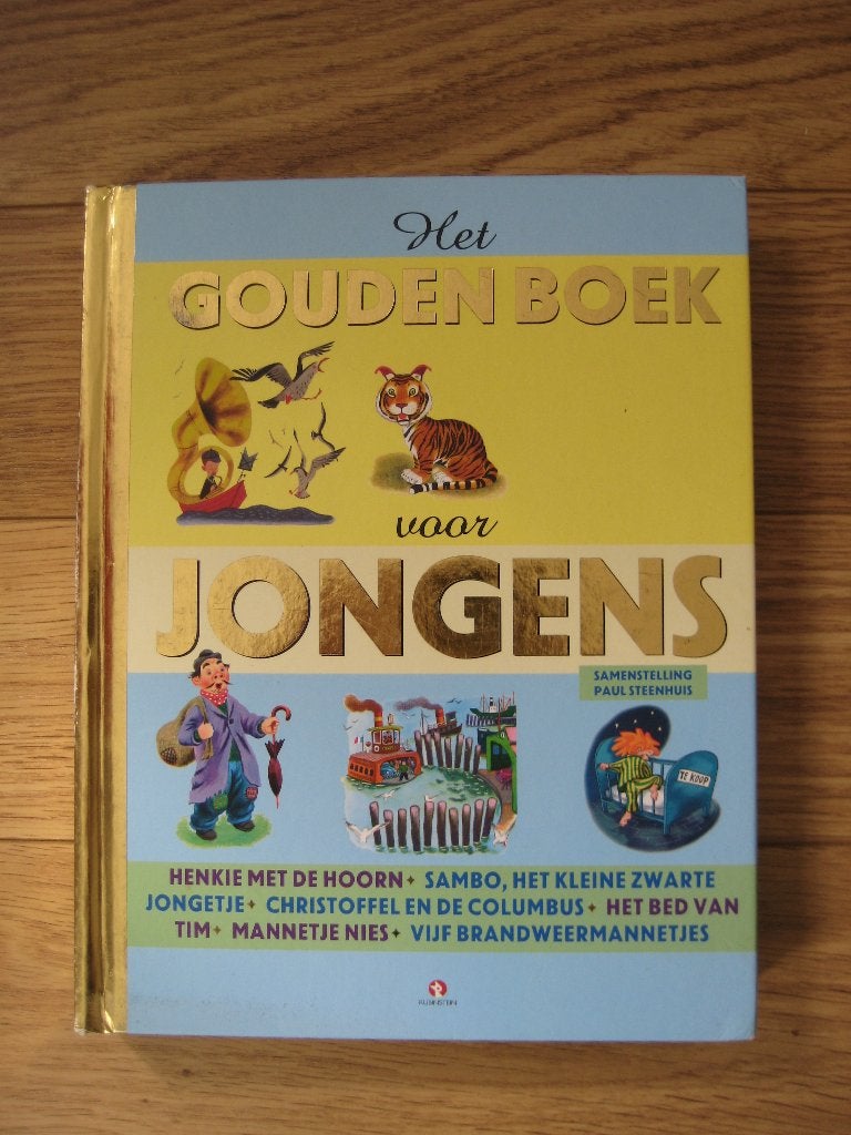 Het Gouden Boek voor Jongens 6 verhalen in 1 boek, Gelezen, Fictie algemeen, Diverse auteurs, Ophalen of Verzenden