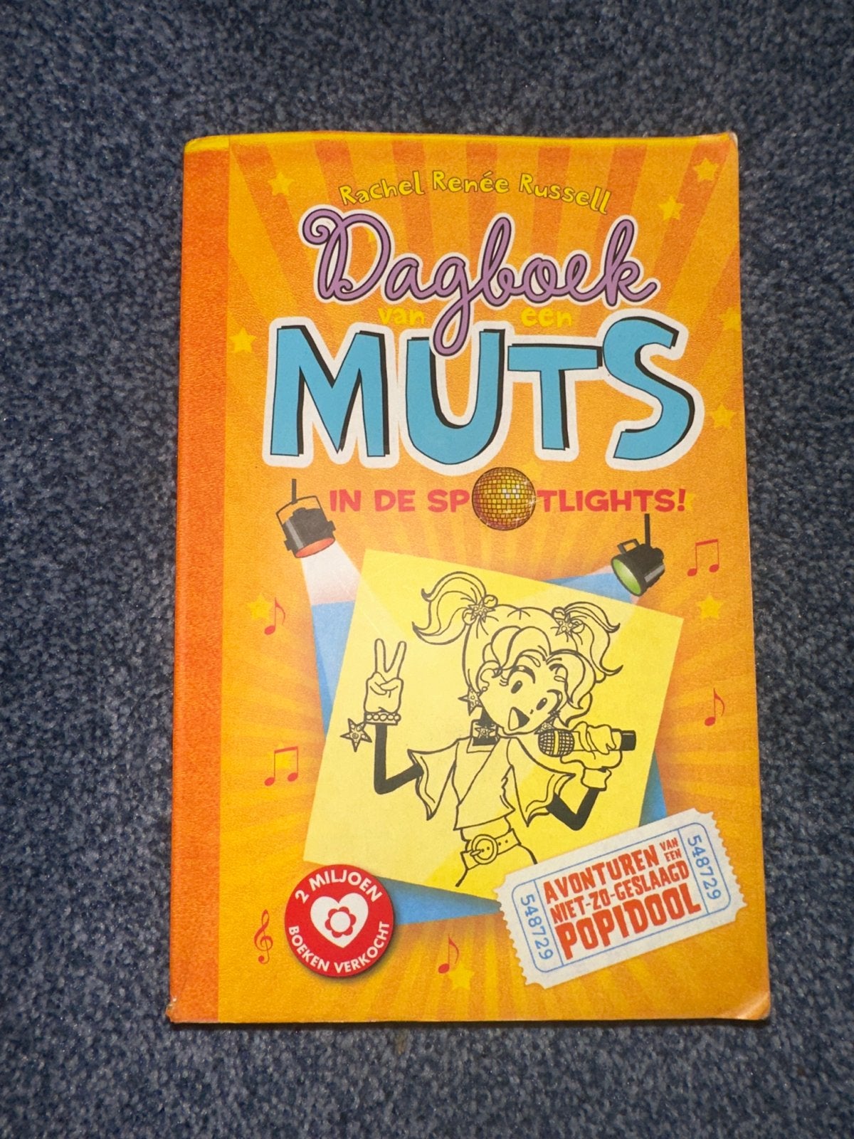 Dagboek van een Muts: In de Spotlights! - Rachel Renée Russe, Boeken, Kinderboeken | Jeugd | 13 jaar en ouder, Zo goed als nieuw