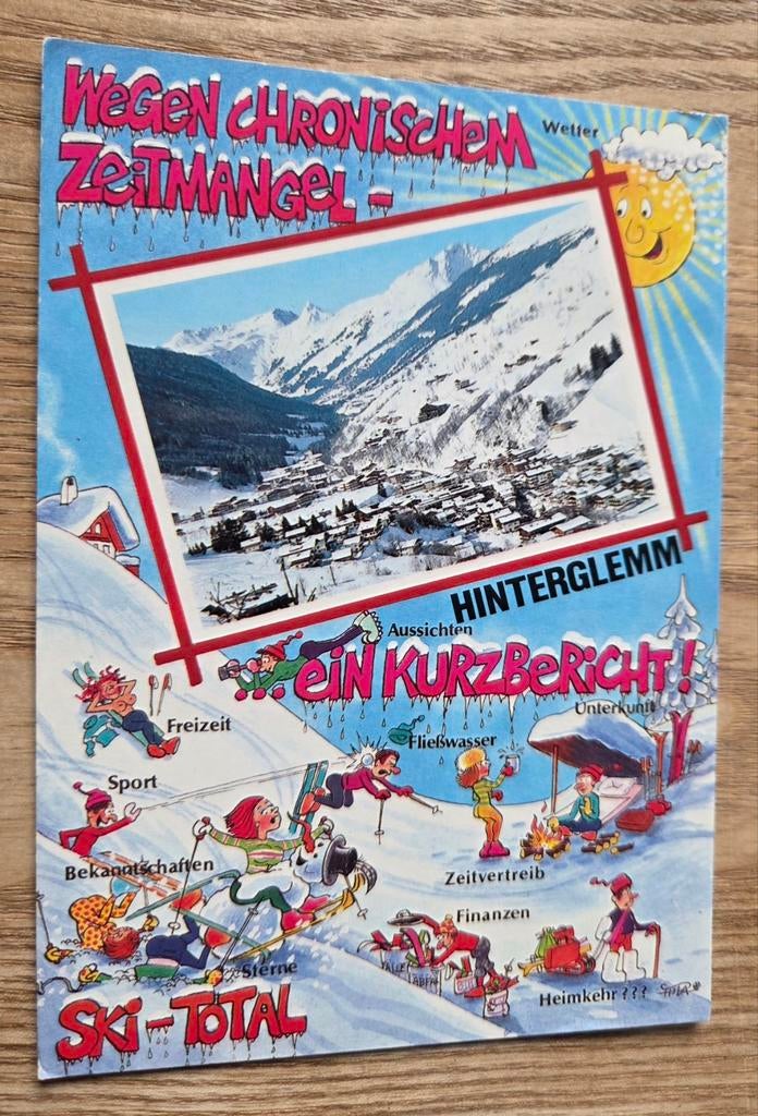 Wintersport humor, Verzenden, 1980 tot heden, Gelopen, Overige thema's