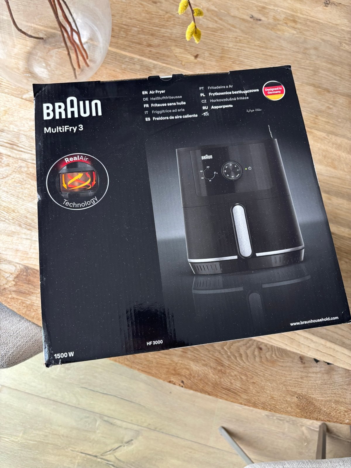 Braun MultiFry HF3000 Airfryer - Nieuw in doos, Witgoed en Apparatuur, Ophalen, Nieuw, Airfryer, 1000 t/m 1499 gram
