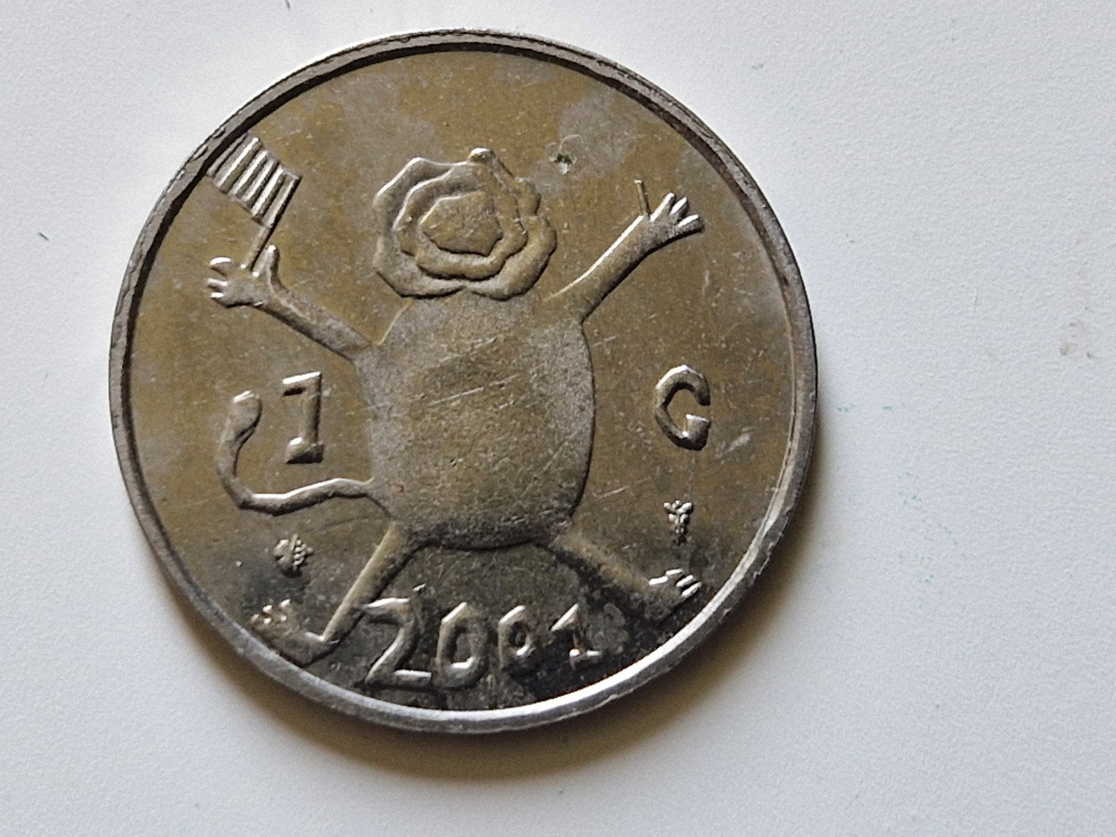 Gulden 2001 Nederland, Postzegels en Munten, Munten | Nederland, Verzenden, Koningin Beatrix, 1 gulden, Losse munt