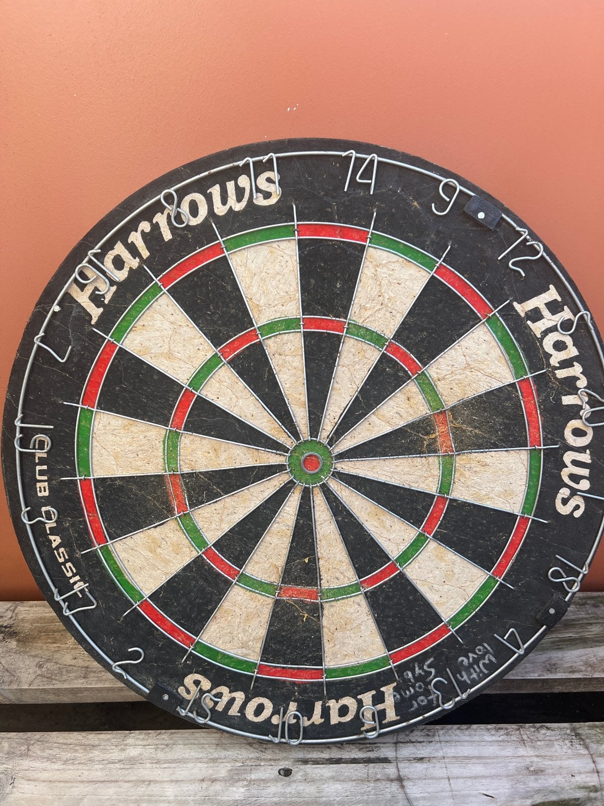 Harrows Club Classic Dartbord - Gebruikt, Sport en Fitness, Darts, Ophalen of Verzenden, Gebruikt, Dartbord