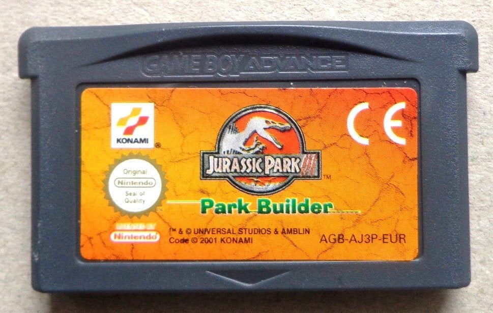 Jurassik Park Park Builder voor de Gameboy Advance, Spelcomputers en Games, Games | Nintendo Game Boy, Gebruikt, 1 speler, Ophalen of Verzenden