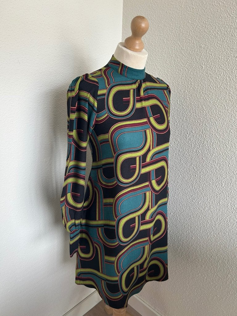 King Louie maat 34 NIEUW Sandy dress Zappa 1987, Nieuw, Ophalen of Verzenden, Knielengte, King Louie
