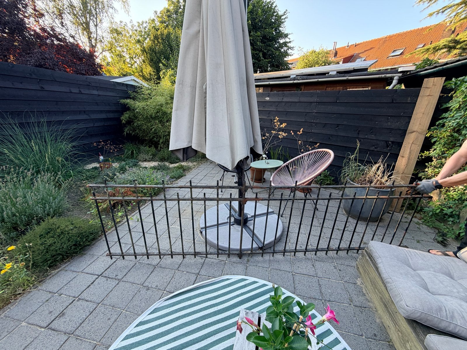 Gebruikt gietijzeren sierhekwerk, Ophalen, Gebruikt, IJzer, Sierhekwerk