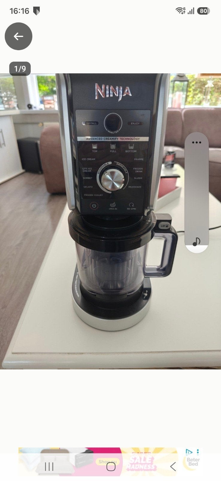 Ninja Creami IJsmachine - Maak zelf ijs, sorbet en meer!, Ophalen