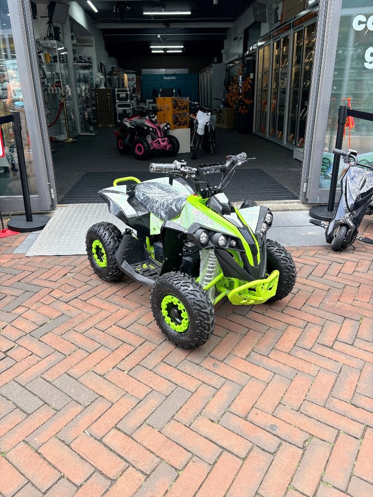 Ultra Motorcross Quad 1200W Elektrisch Groen | Gemonteerd