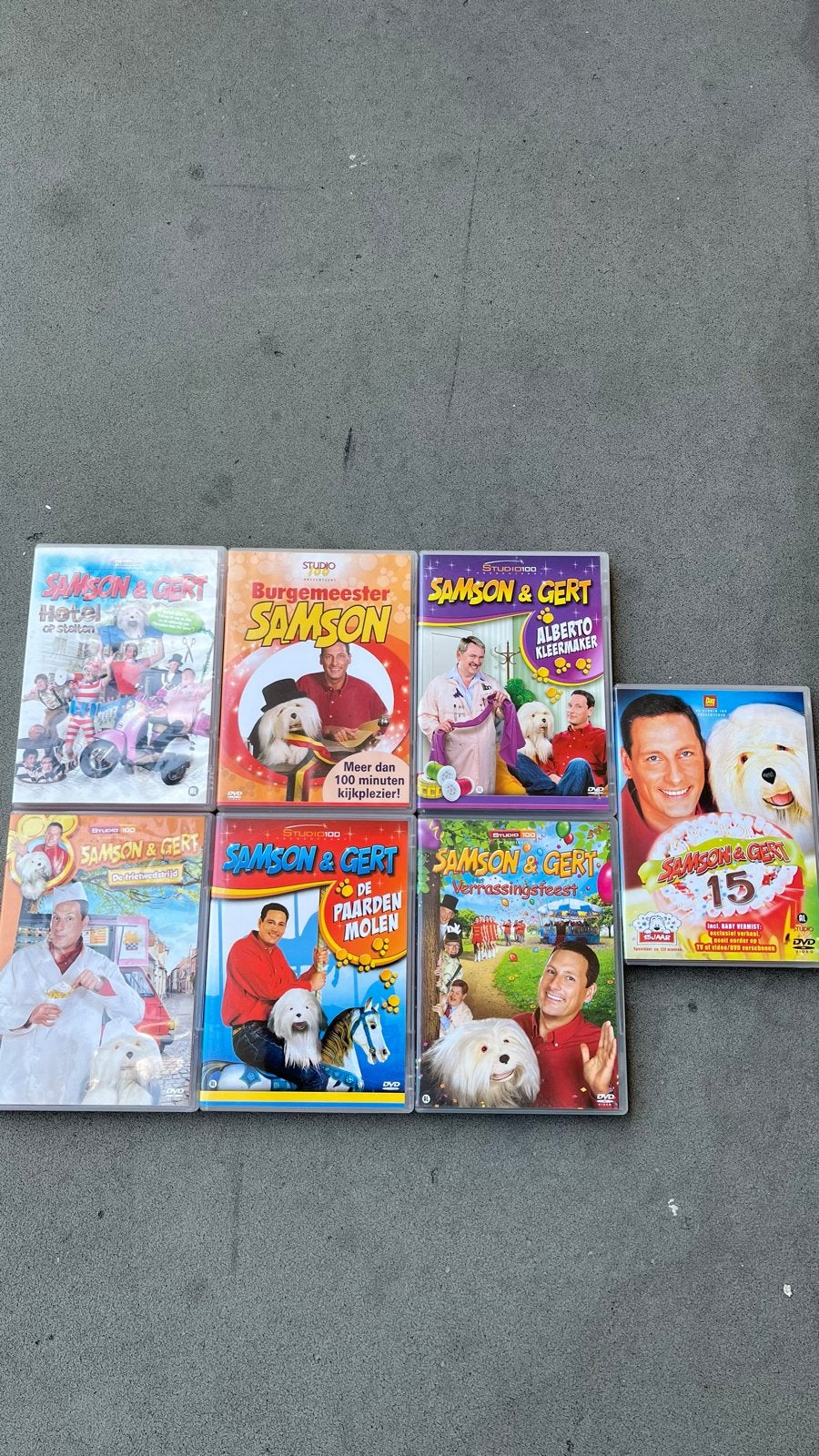 Samson & Gert DVD Collectie - 7 DVD's, Alle leeftijden, Ophalen of Verzenden, Zo goed als nieuw