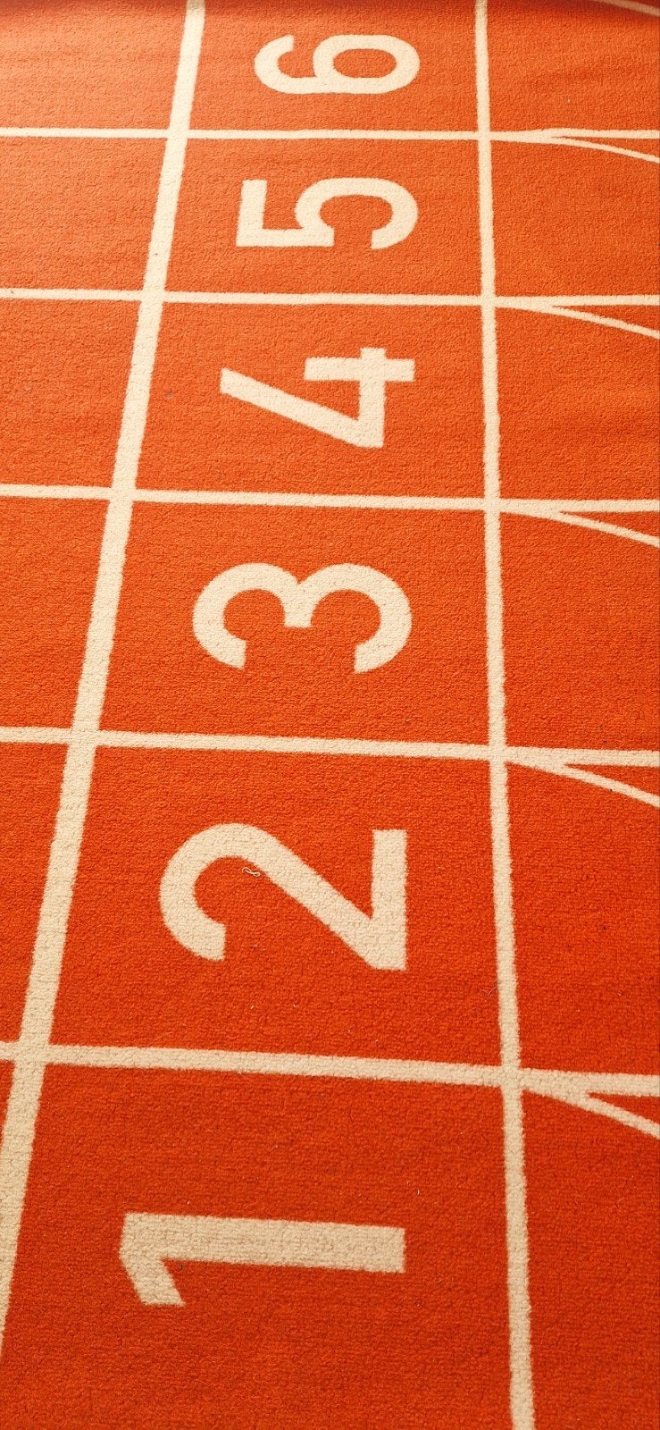 Speelkleed /vloerkleed atheletiek /sport, Ophalen, Zo goed als nieuw