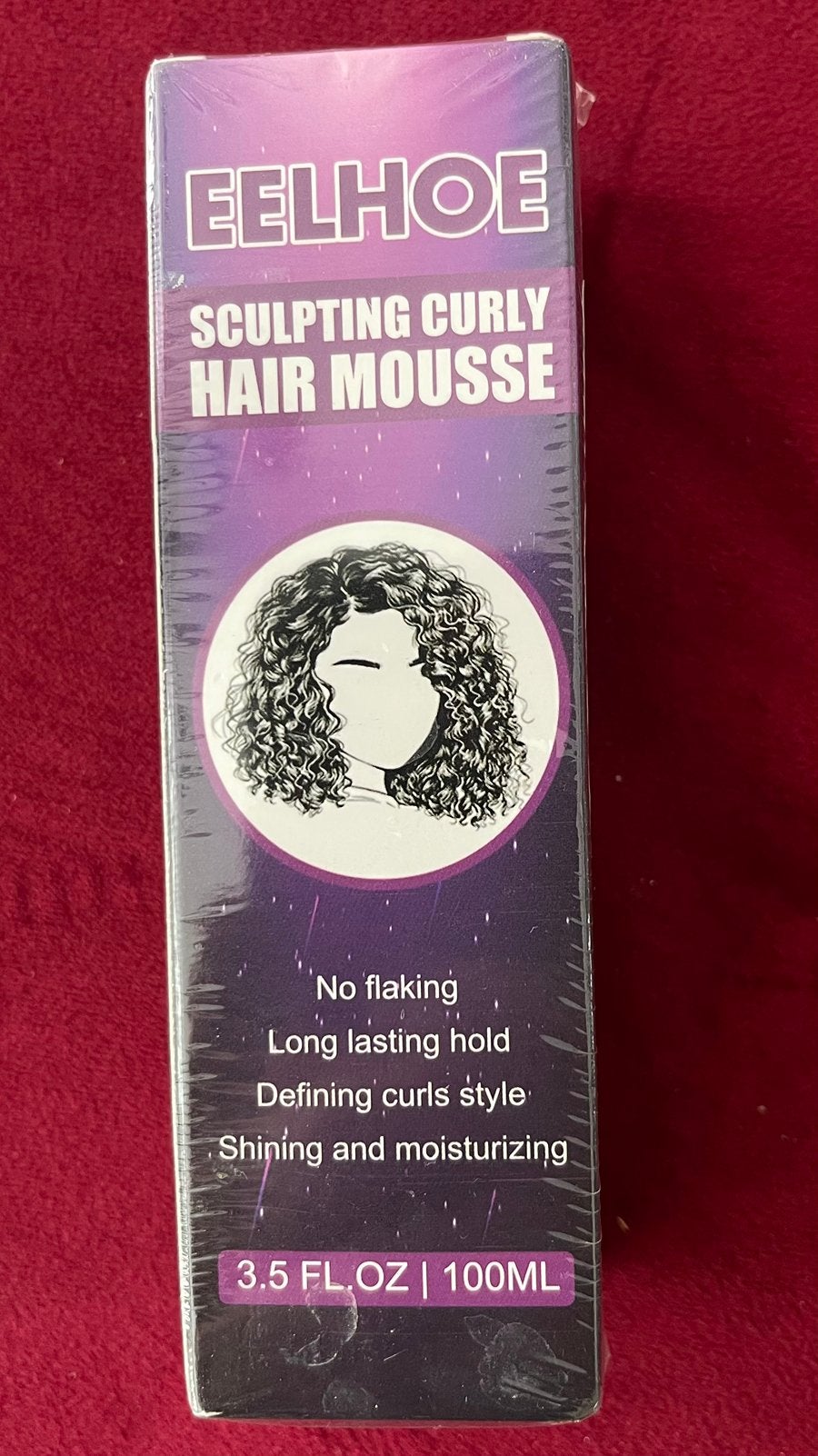 Nieuw: Eelhoe Sculpting Curly Hair Mousse 100ml, Ophalen of Verzenden, Nieuw, Gel, Wax, Haarlak of Mousse