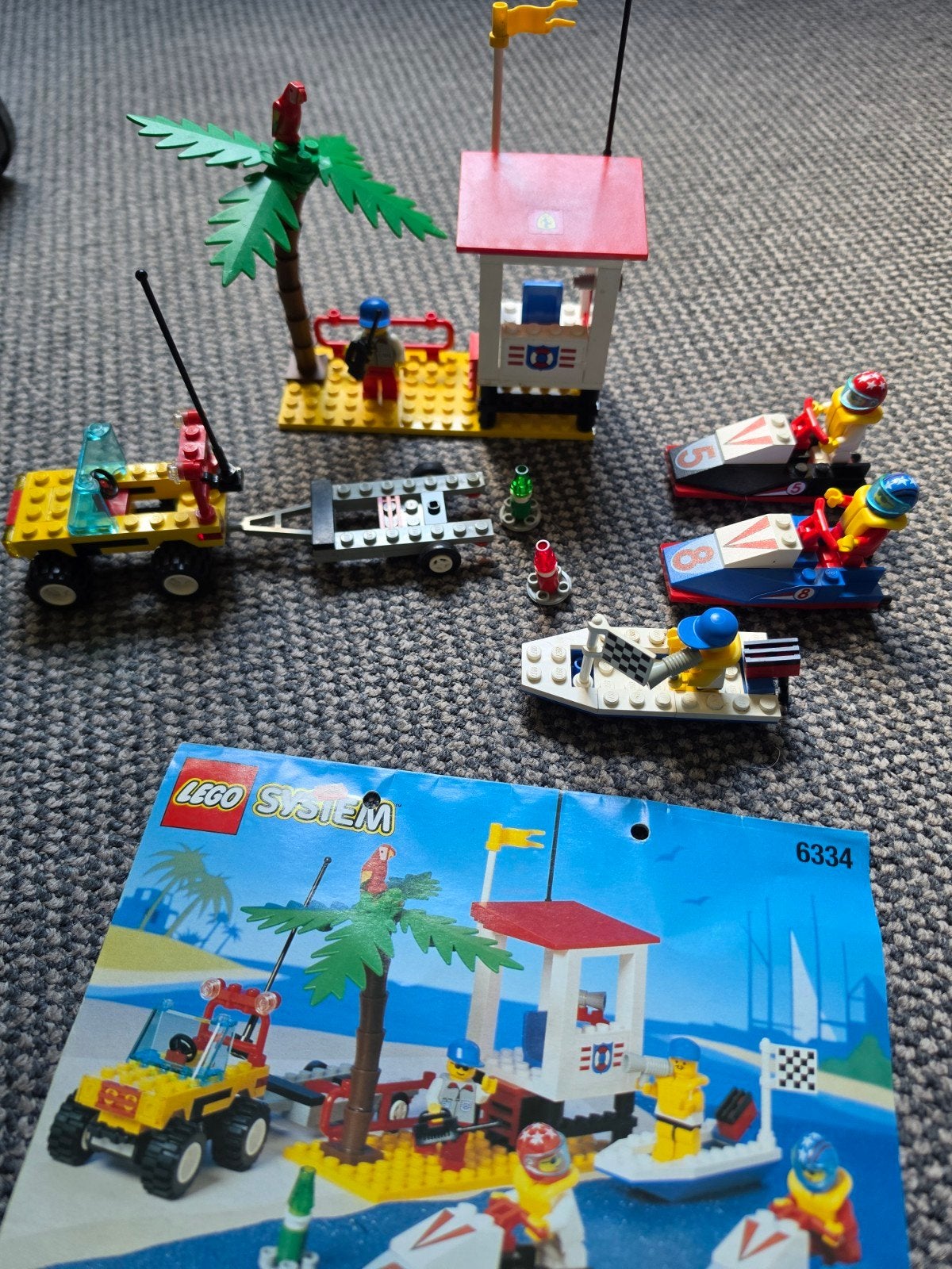 Lego System 6334: Speelset met instructies, Gebruikt, Overige thema's, Verzenden, Lego