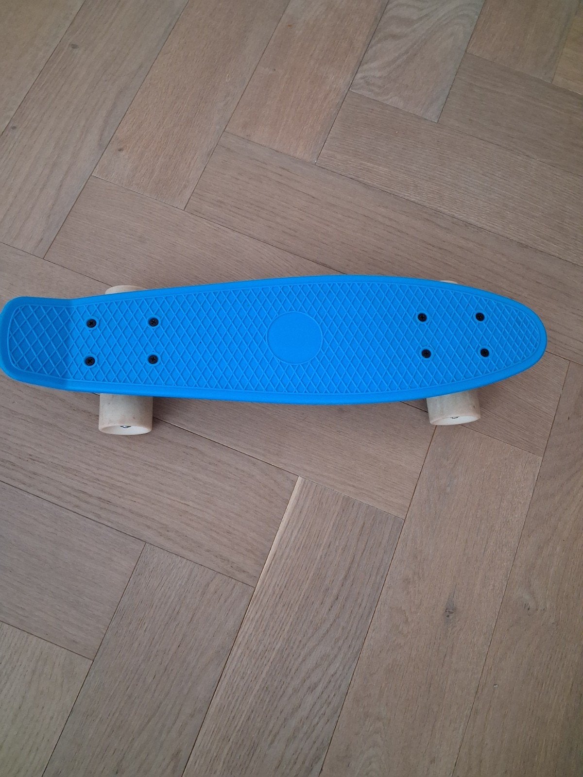 Blauw Skateboard Decathlon - Zo goed als nieuw, Ophalen, Zo goed als nieuw, Skateboard