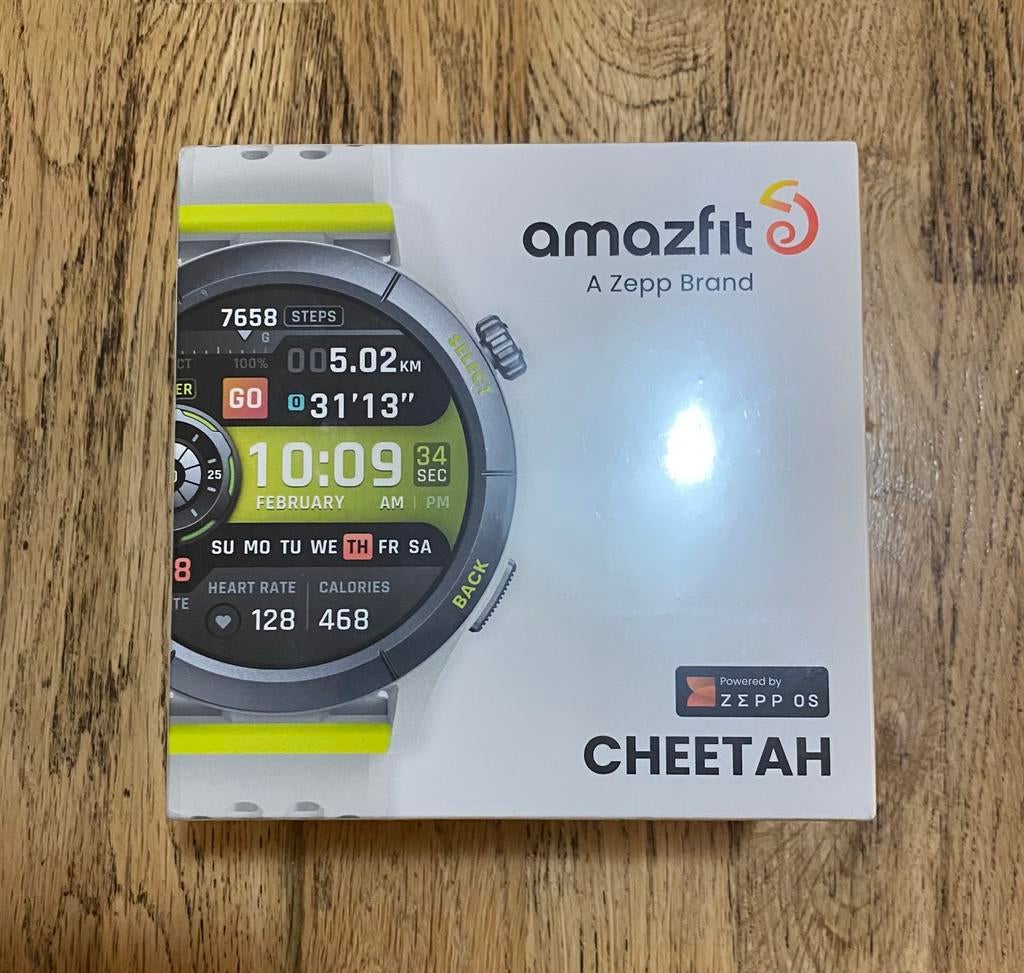 Amazfit Cheetah Round Smart Watch - Speedster Gray, Ophalen of Verzenden, Nieuw, Grijs, Android