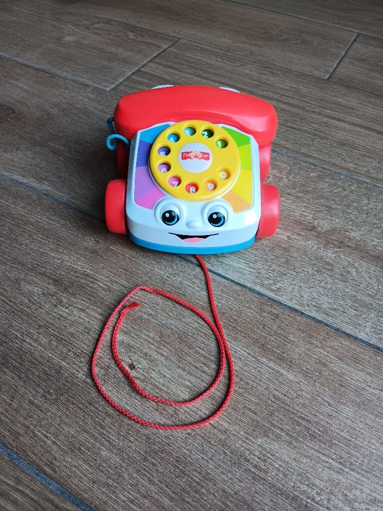 Fisher price speel telefoon, Kinderen en Baby's, Speelgoed | Fisher-Price, Ophalen of Verzenden, Gebruikt, Duw- of Trekspeelgoed