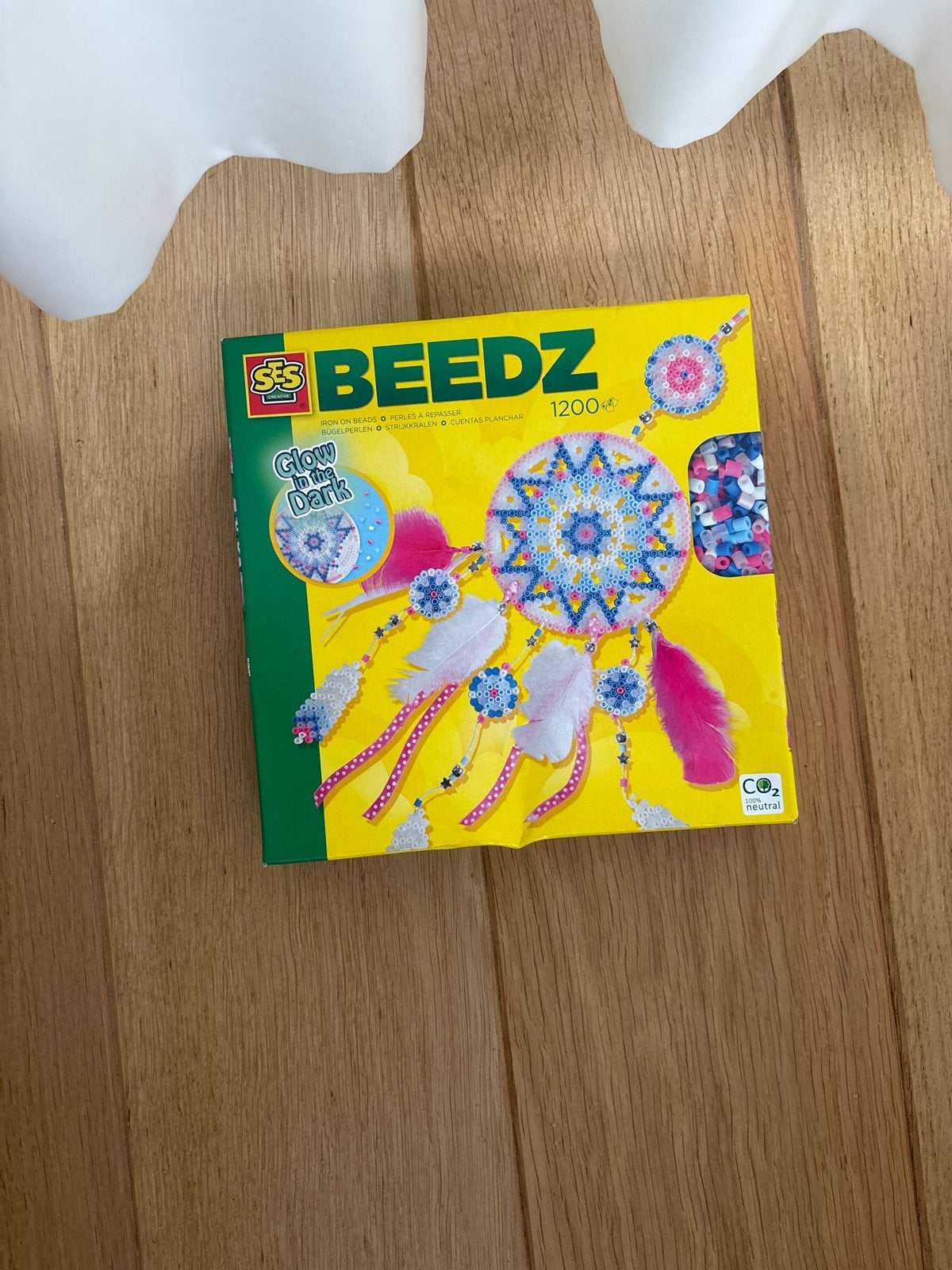 SES Beedz Glow in the Dark Strijkkralen Dromenvanger, Kinderen en Baby's, Ophalen of Verzenden, Nieuw, Knutselen