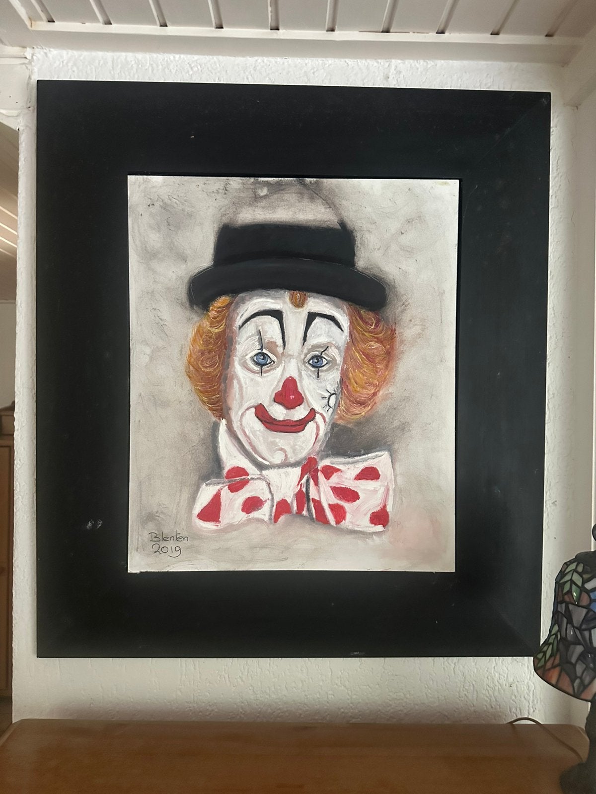 Schilderij Pipo de clown, Ophalen, Figuren