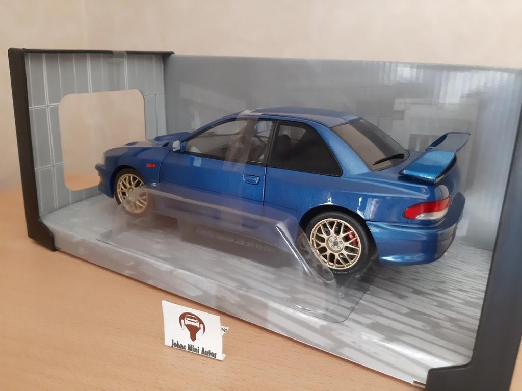 Subaru Impreza 22b 1998 Sonic Blue van Solido 1:18, Solido, Auto, Solido, Nieuw