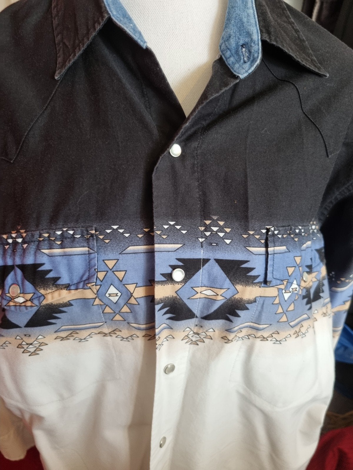 WESTERN  BLOUSE MERK CUMBERLAND, L, Heren, Ophalen of Verzenden, Zo goed als nieuw