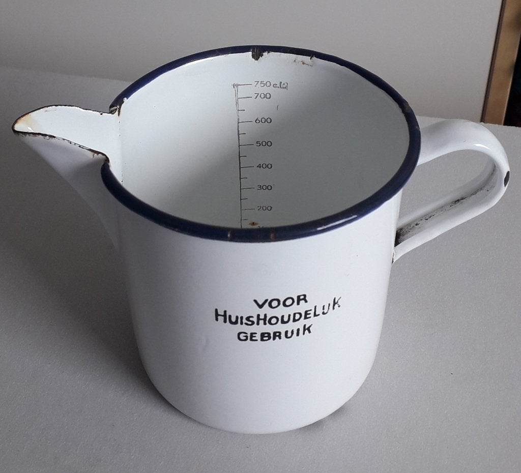 email maatbeker 750 cc / litersmaat, Ophalen of Verzenden