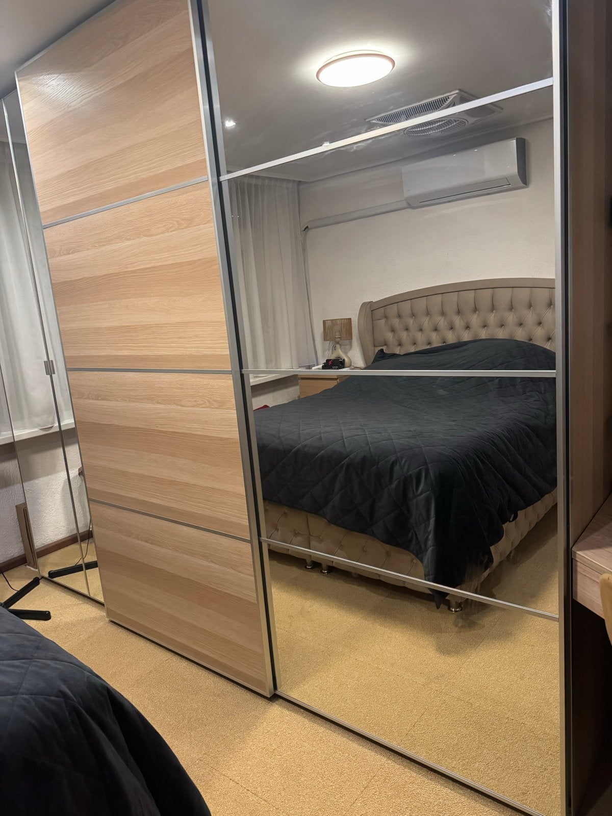 Ikea pax spiegeldeuren en houten panelen, Huis en Inrichting, Kasten | Kledingkasten, Gebruikt, 200 cm of meer, 150 tot 200 cm